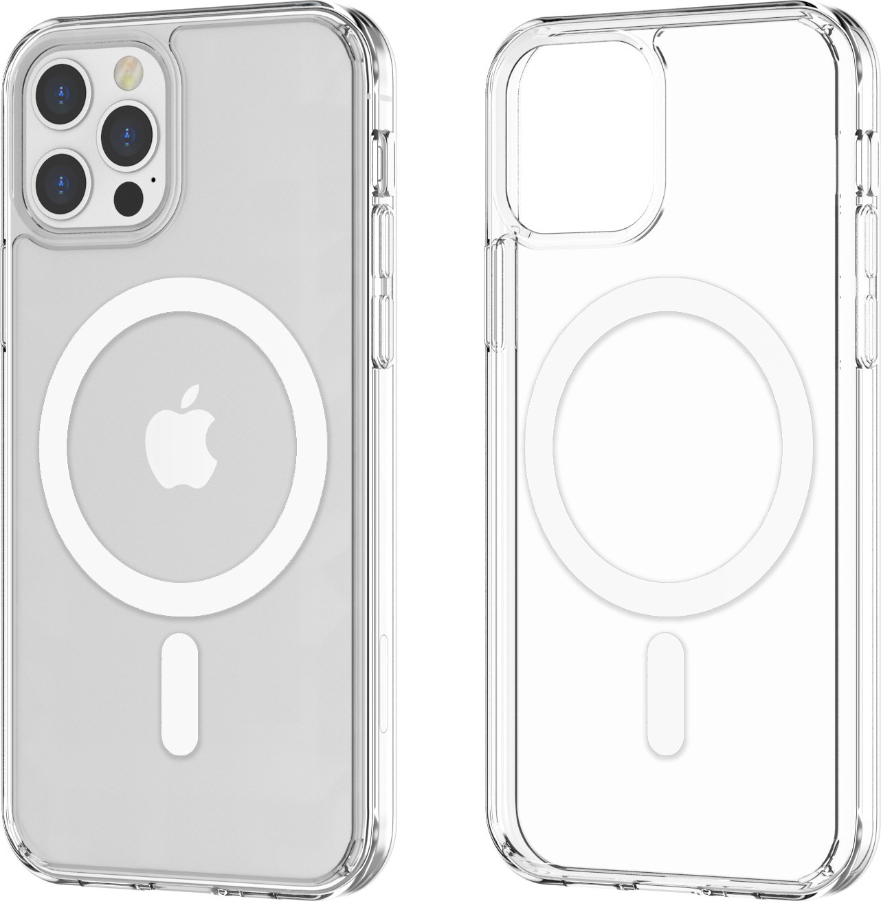 Průhledný tvrzený MagSafe kryt na iPhone 12/12 Pro