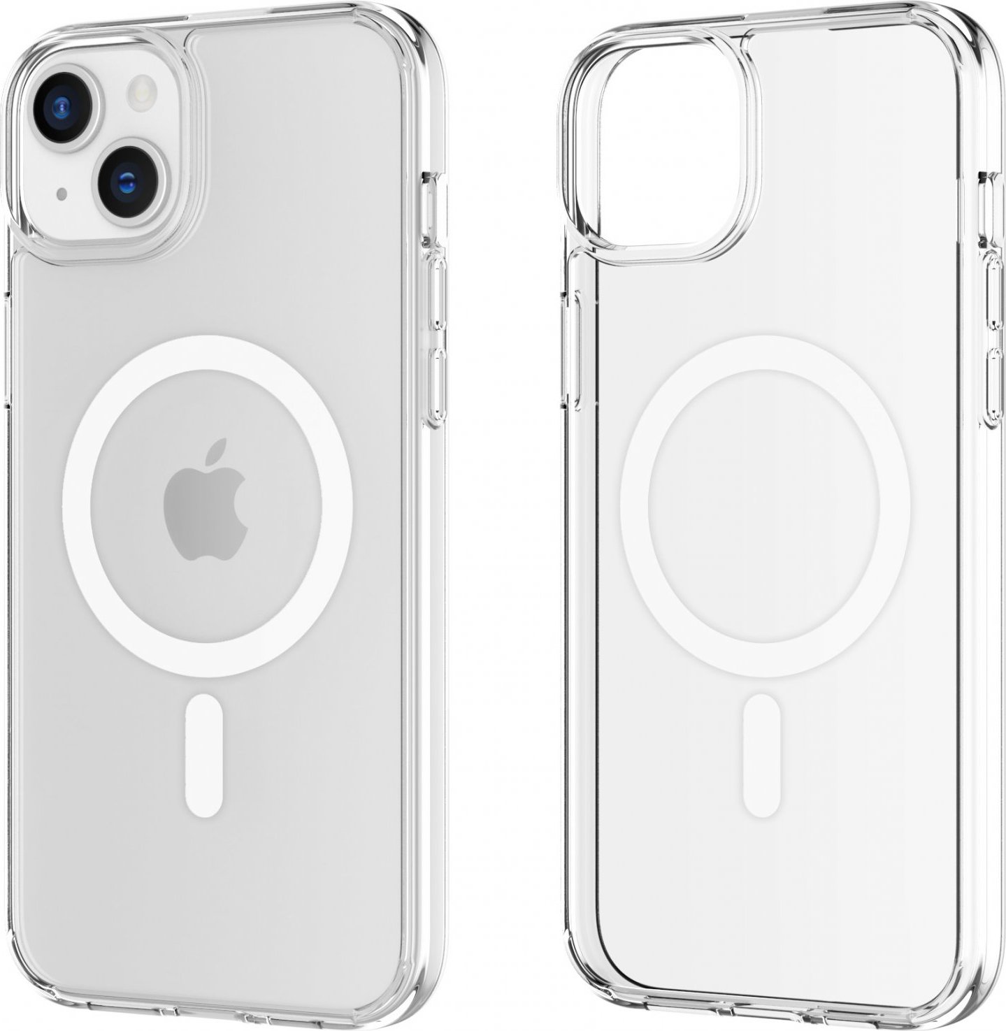 Průhledný tvrzený MagSafe kryt na iPhone 15 Plus