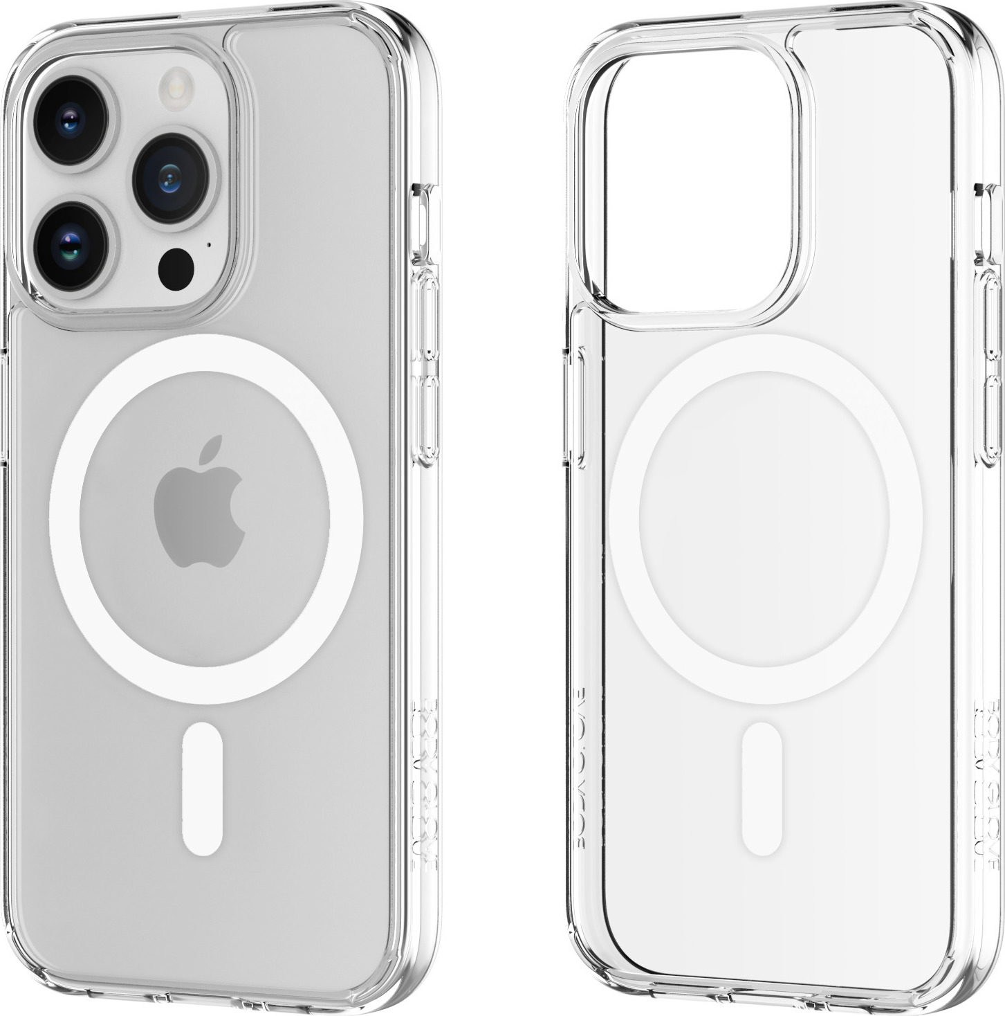 Průhledný tvrzený MagSafe kryt na iPhone 15 Pro