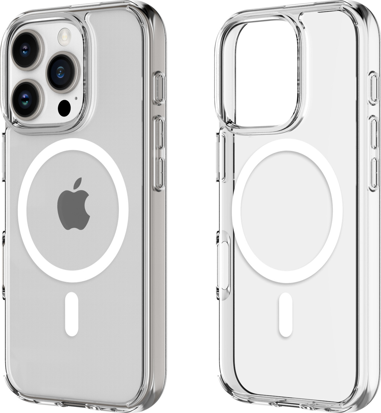 Průhledný tvrzený MagSafe kryt na iPhone 16 Pro