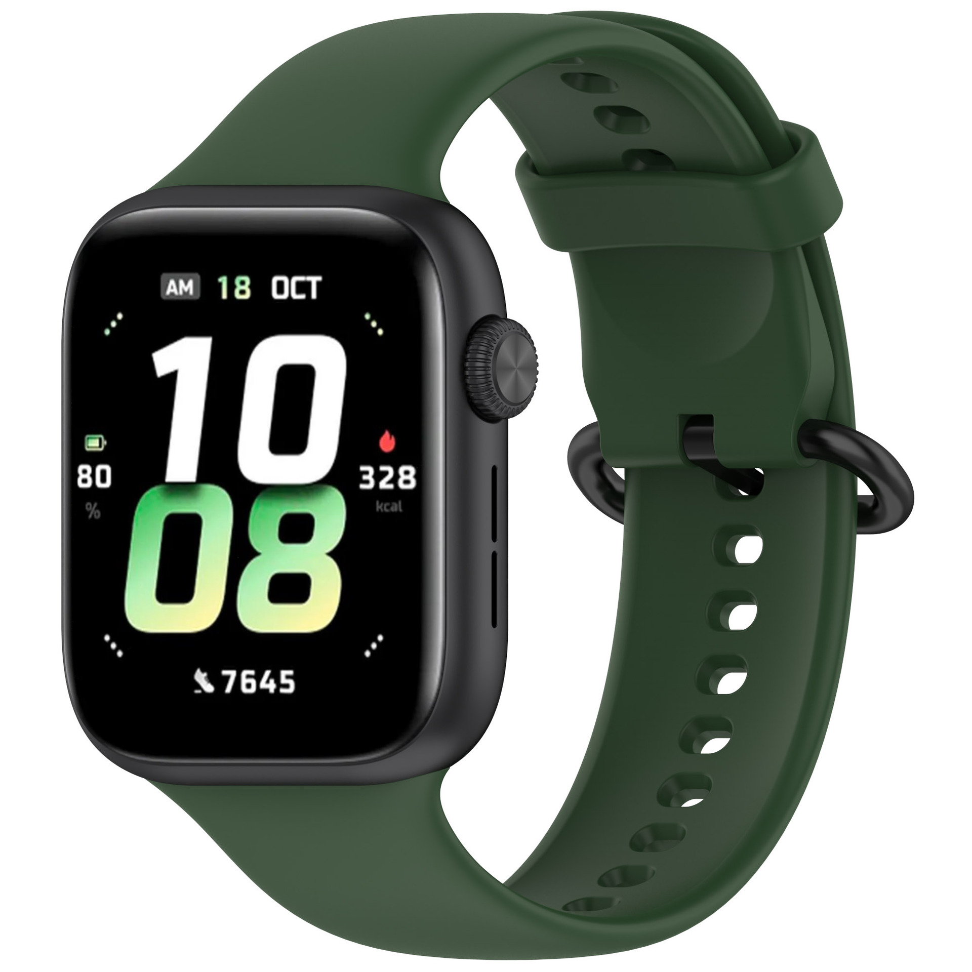 Jednobarevný náhradní řemínek pro Honor Watch 5 Barva náramku: Tmavě zelená