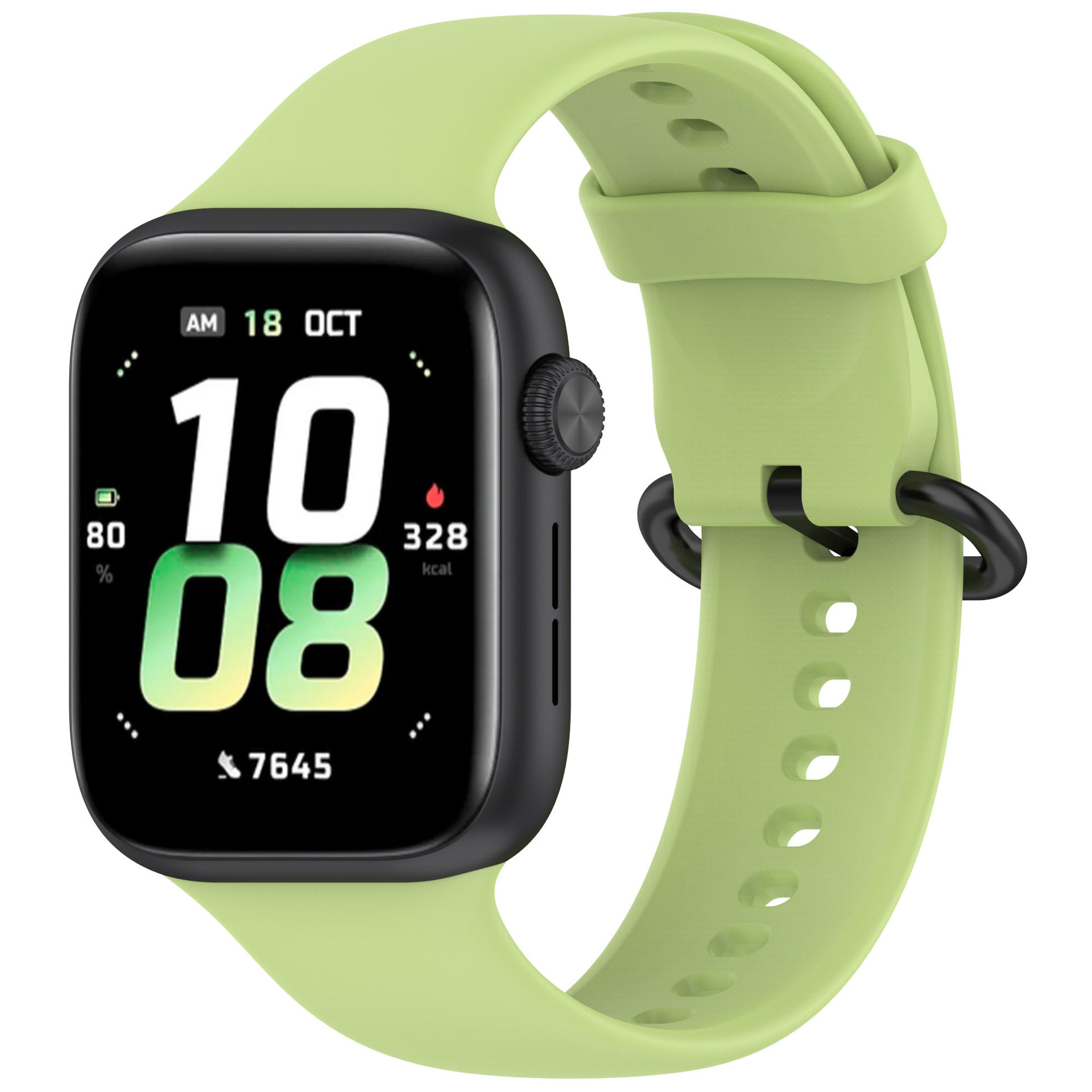 Jednobarevný náhradní řemínek pro Honor Watch 5 Barva náramku: Limetková