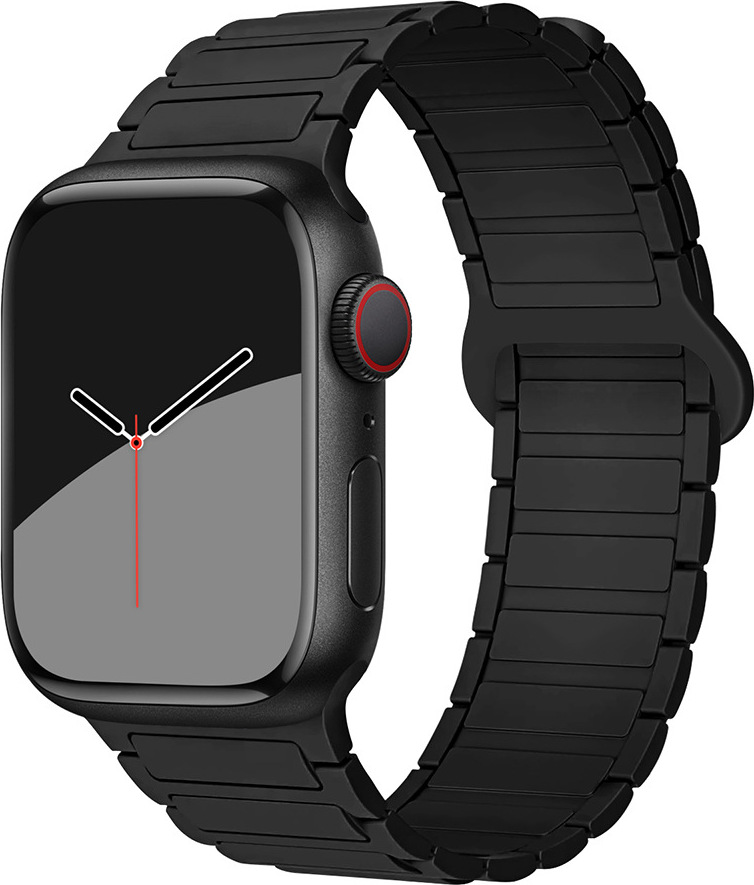 Dvojbarevný magnetický řemínek pro Apple Watch 42/44/45/46/49mm Barva: černý