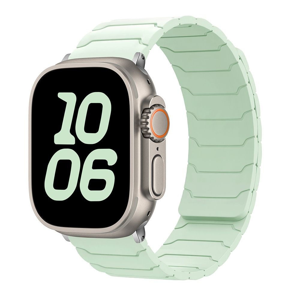 Silikonový magnetický řemínek pro Apple Watch 42/44/45/46/49mm Barva: Mentolový