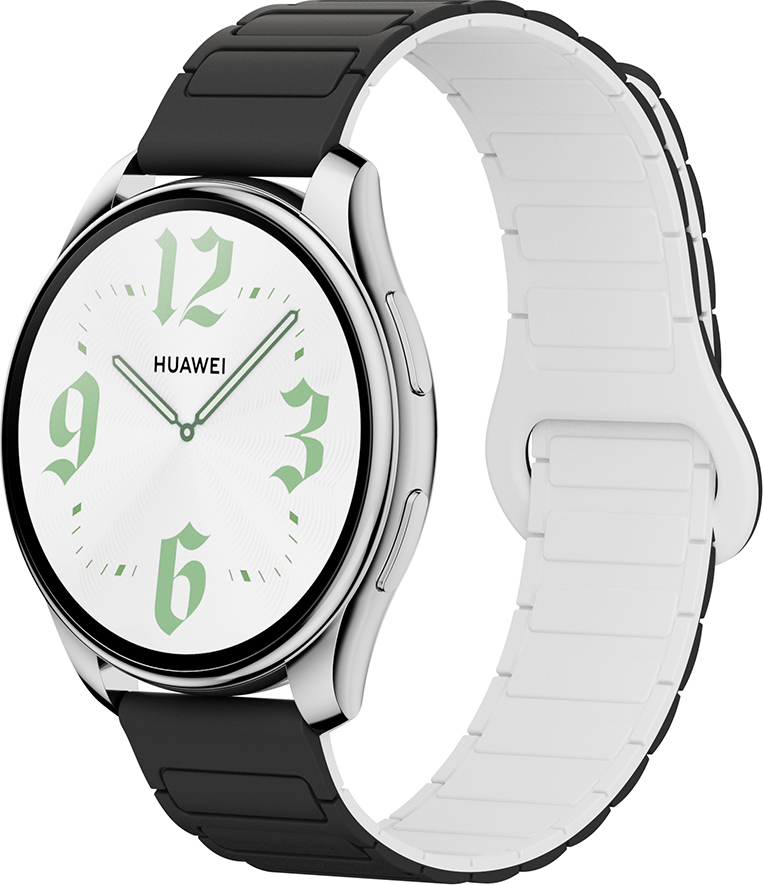 Dvojbarevný magnetický řemínek 22mm Barva: Černo-Bílý