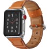 Luxusní kožený řemínek pro Apple Watch - Světle hnědý
