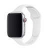 Dámský jednobarevný řemínek pro Apple Watch - Bílý