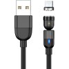 Magnetický nabíjecí kabel 3v1 (USB-C + Lightning + Micro USB) (Barevná varianta Černá)