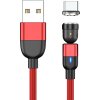 Magnetický nabíjecí kabel 3v1 (USB-C + Lightning + Micro USB) (Barevná varianta Černá)
