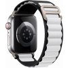 Nylonový řemínek alpský tah na Apple Watch - Bílo-černý (Barva Bílo-černá, Velikost 38/40/41mm)