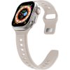 Silikonový vroubkovaný řemínek pro Apple Watch 38/40/41/42(S10)mm (Barevná varianta Černý)