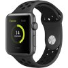 Perforovaný řemínek pro Apple Watch 38/40/41/42(S10)mm (Barevná varianta Černo-Šedý)