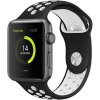 Perforovaný řemínek pro Apple Watch 38/40/41/42(S10)mm (Barevná varianta Černo-Šedý)