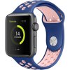 Perforovaný řemínek pro Apple Watch 38/40/41/42(S10)mm (Barevná varianta Černo-Šedý)
