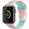Perforovaný řemínek pro Apple Watch 38/40/41/42(S10)mm (Barevná varianta Černo-Šedý)
