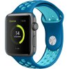 Perforovaný řemínek pro Apple Watch 38/40/41/42(S10)mm (Barevná varianta Černo-Šedý)