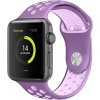 Perforovaný řemínek pro Apple Watch 38/40/41/42(S10)mm (Barevná varianta Černo-Šedý)