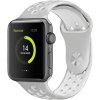 Perforovaný řemínek pro Apple Watch 38/40/41/42(S10)mm (Barevná varianta Černo-Šedý)