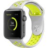 Perforovaný řemínek pro Apple Watch 38/40/41/42(S10)mm (Barevná varianta Černo-Šedý)