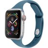 Silikonový tenký řemínek pro Apple Watch 38/40/41/42(S10)mm (Barevná varianta Černý)