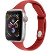 Silikonový tenký řemínek pro Apple Watch 38/40/41/42(S10)mm (Barevná varianta Černý)