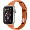 Silikonový tenký řemínek pro Apple Watch 38/40/41/42(S10)mm (Barevná varianta Černý)