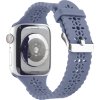 Řemínek s perforováním a přezkovým zapínáním pro Apple Watch 38/40/41/42(S10)mm (Barevná varianta Černý)