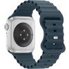 Vroubkovaný řemínek pro Apple Watch 38/40/41/42(S10)mm (Barevná varianta Černý)