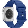Vroubkovaný řemínek pro Apple Watch 38/40/41/42(S10)mm (Barevná varianta Černý)
