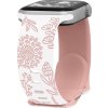 Řemínek gravírované pampelišky pro Apple Watch 38/40/41/42(S10)mm (Barva Bílo-Růžová)