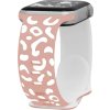 Gravírované zvířecí vzory řemínek pro Apple Watch 38/40/41/42(S10)mm (Barva Bílo-Růžová)