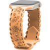 Perforované růže řemínek pro Apple Watch 38/40/41/42(S10)mm (Barva Černá)