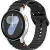 Vroubkovaný řemínek pro Samsung Galaxy Watch 7 (Barva náramku Černá)