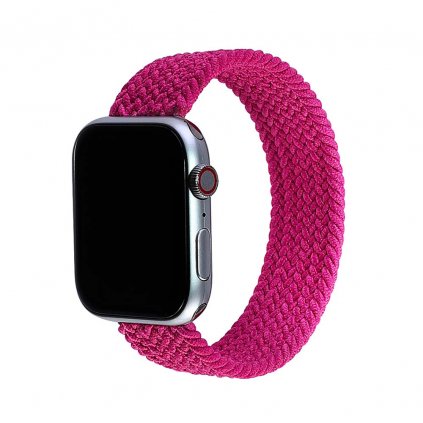 Fonott felhúzható Apple Watch óraszíj - Lila