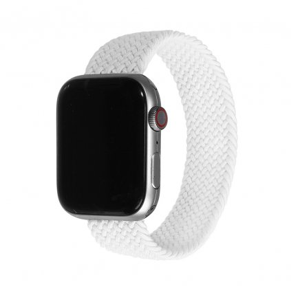Fonott felhúzható Apple Watch óraszíj - Fehér