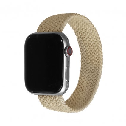 Fonott felhúzható Apple Watch óraszíj - Mogyoró