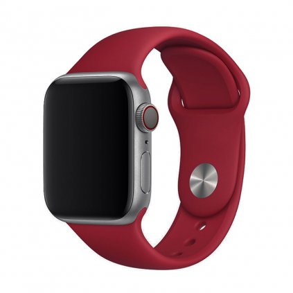 Apple Watch egyszínű óraszíj - Maroon