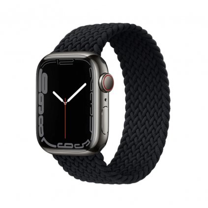 Fonott felhúzható Apple Watch óraszíj - Fekete