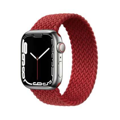Fonott felhúzható Apple Watch óraszíj - Piros