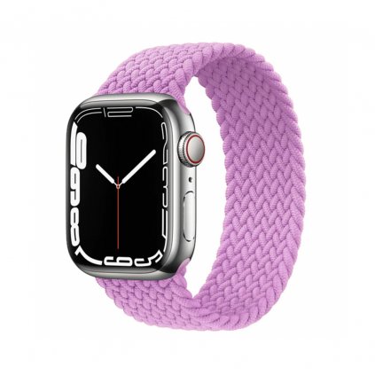 Fonott felhúzható Apple Watch óraszíj - Lila