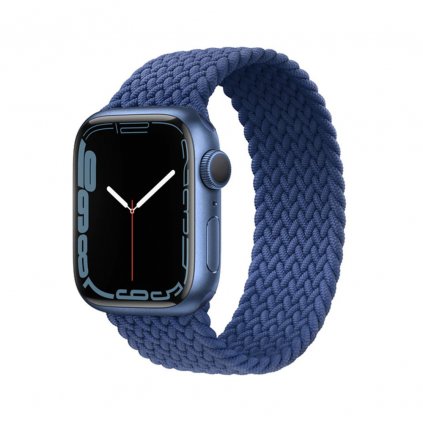 Fonott felhúzható Apple Watch óraszíj - Kék