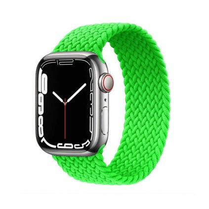 Fonott felhúzható Apple Watch óraszíj - Zöld