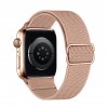 Beállítható nylon Apple Watch óraszíj - Pink Sand