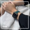 Elegáns Apple Watch óraszíj tokkal - Zöld