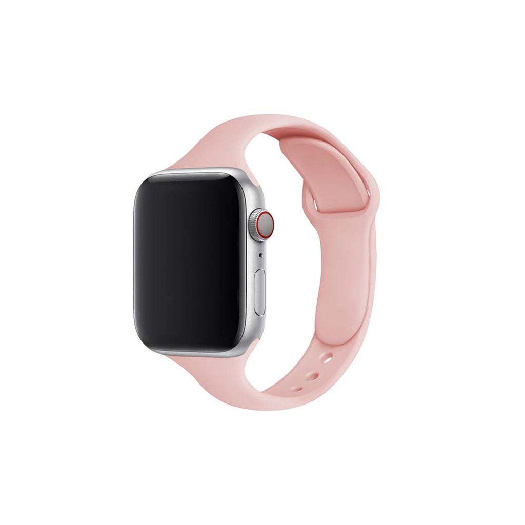 Dámsky jednofarebný remienok na Apple Watch - Ružový