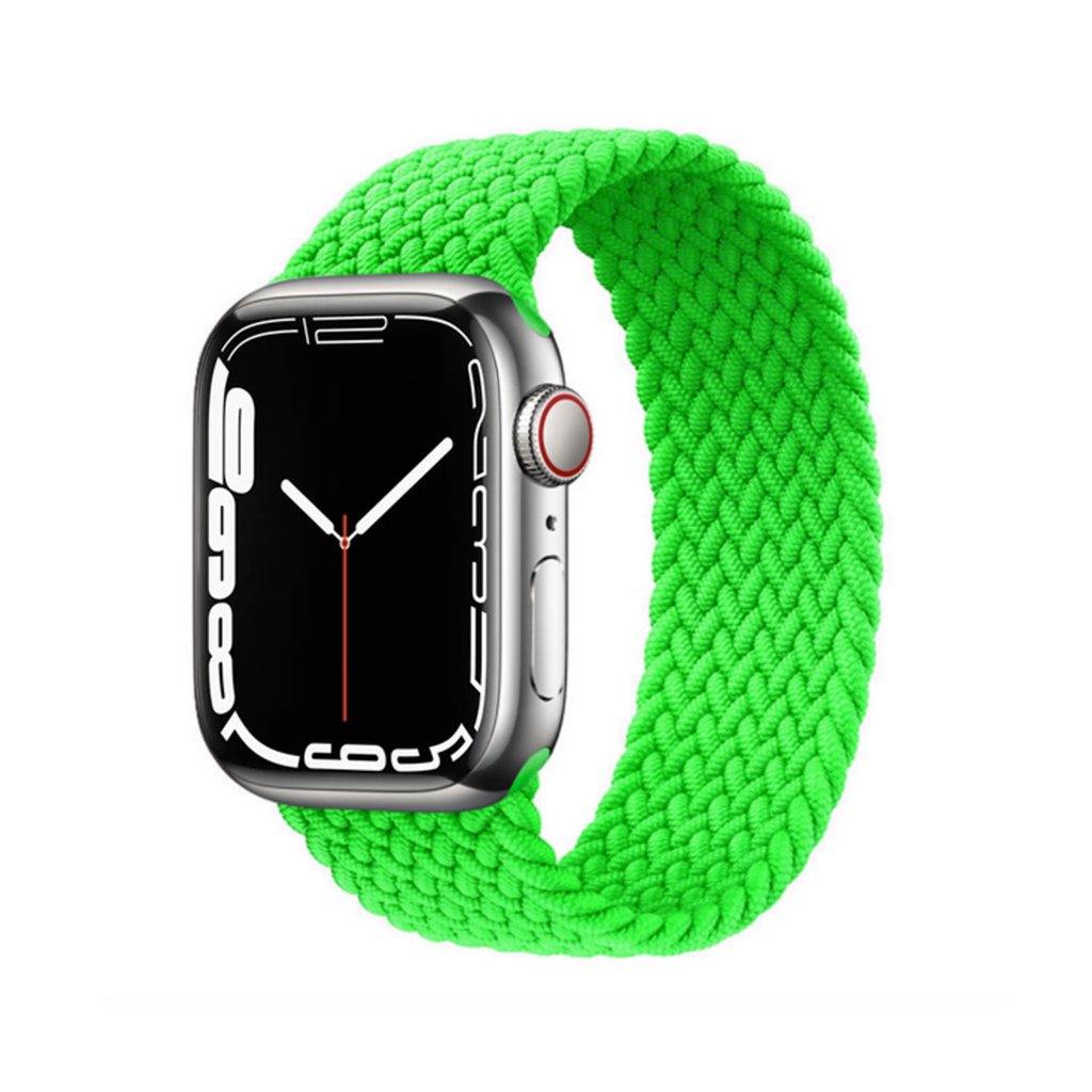 Pletený navliekací remienok pre Apple Watch - Zelený
