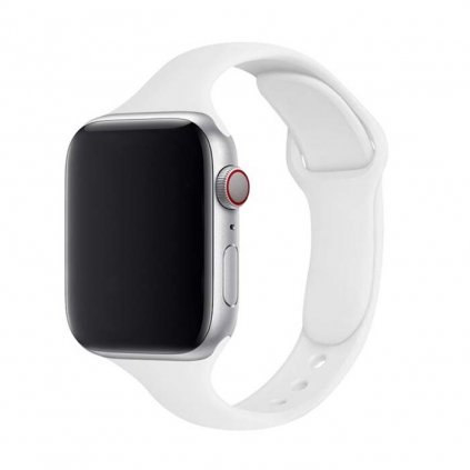 Dámsky jednofarebný remienok na Apple Watch - Biely