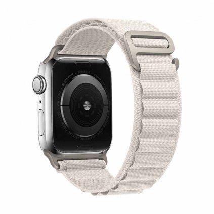 Nylonový remienok alpský ťah na Apple Watch - Biely