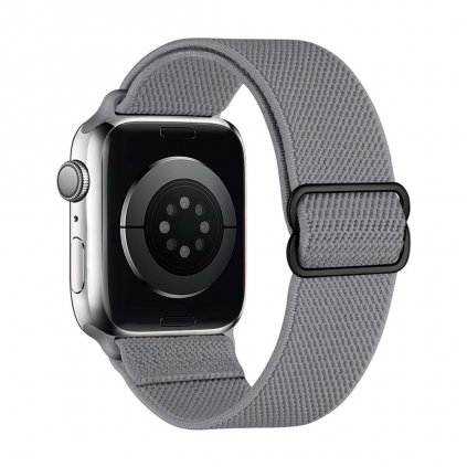 Nastavitelný nylonový remienok na Apple Watch - Šedý