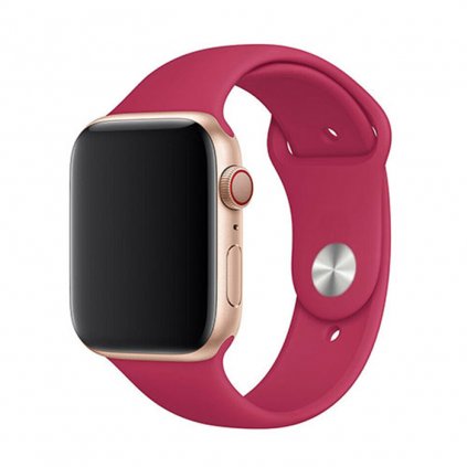 Jednofarebný remienok na Apple Watch - Granátové jablko
